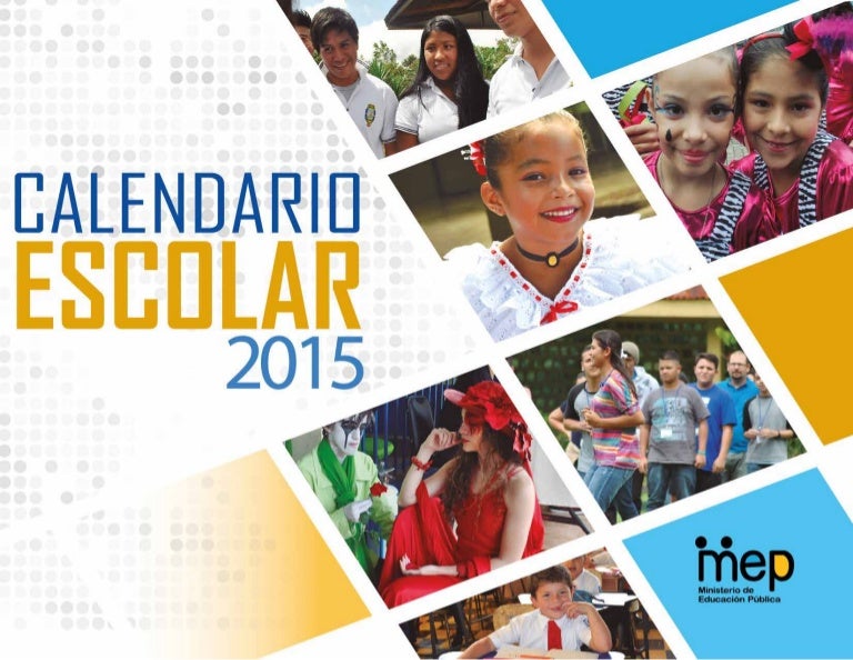 Calendario Escolar MEP 2015 Costa Rica.