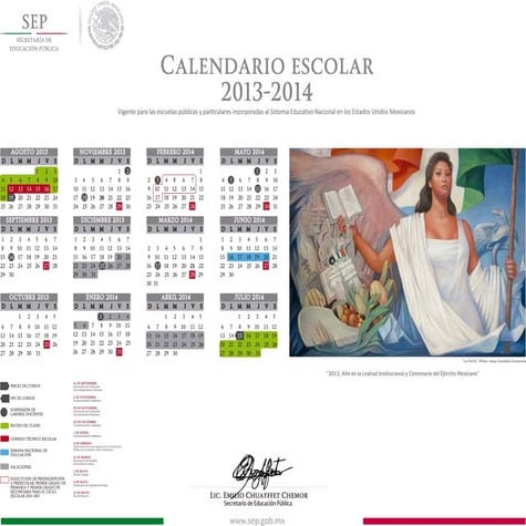 Calendario escolar2013 2014