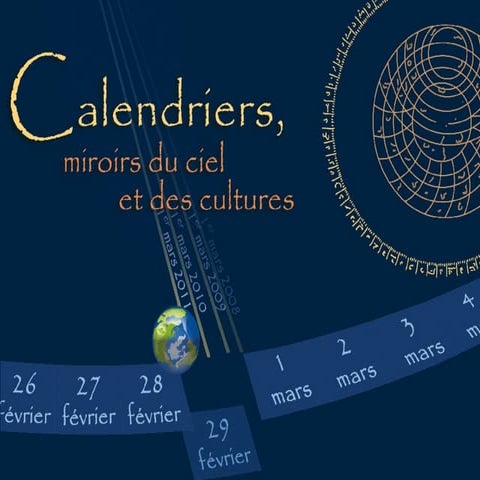 Calendriers, miroirs du ciel et des cultures
