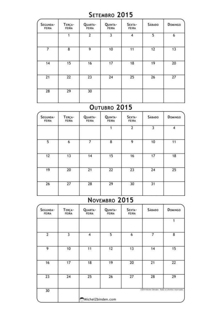 Calendário Escolar 2015/2016