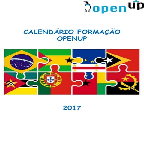 Calendário Formação OpenUp 2017
