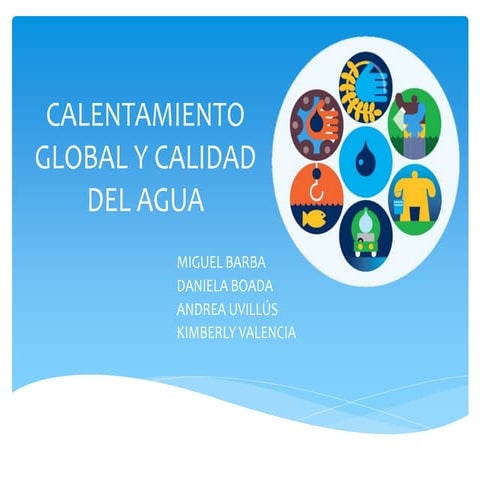 Calentamiento global y calidad del agua | PPTX