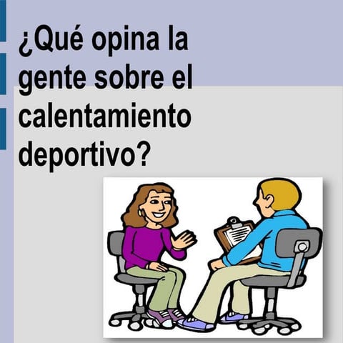 Calentamiento deportivo.