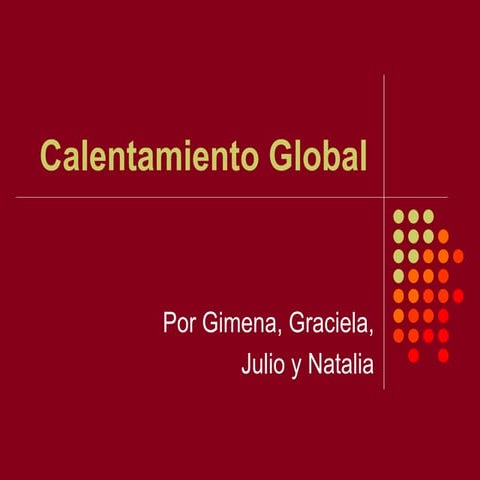 Calentamiento global