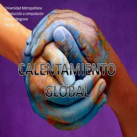 El calentamiento global | PPTX
