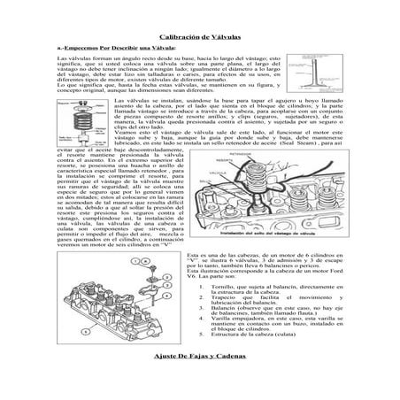 CalibracióN De VáLvulas