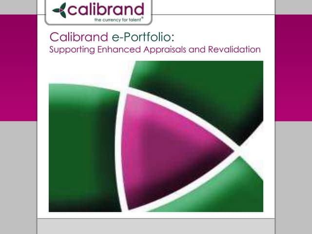 Calibrand Medical e-Portfolio