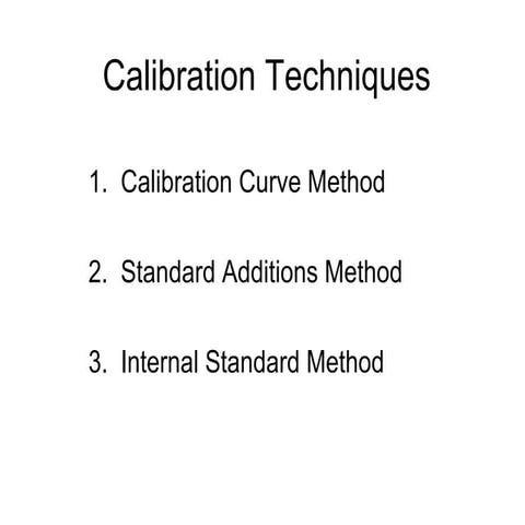 Calibration