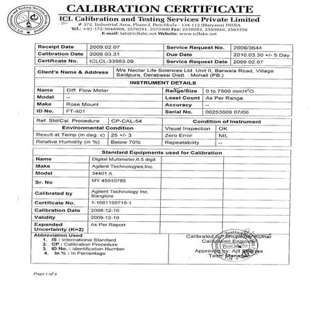 Calibration | PDF