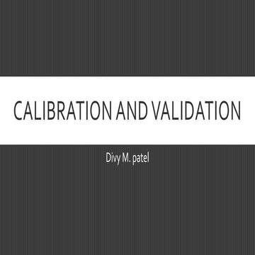 Calibration and validation ,difference , ph meter and weigh balance calibrati...