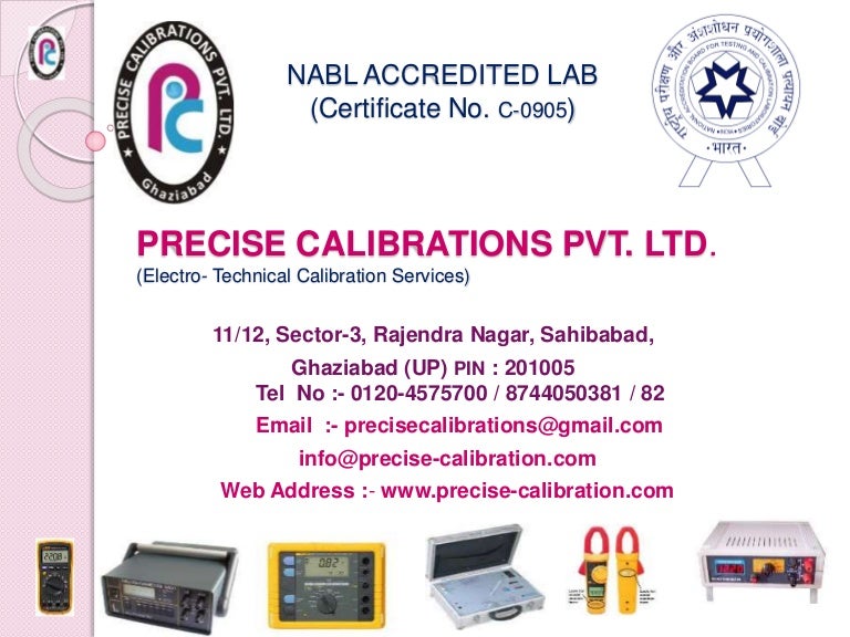 Precise Calibrations Pvt Ltd