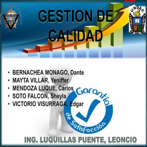 GESTION DE CALIDAD ING CIVIL UNDAC