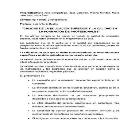 Calidad de la educacion superior 12