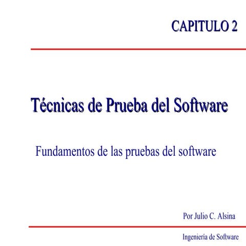 Calidad del software   cap2