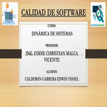 la calidad en los sistemas de informacion | PPTX