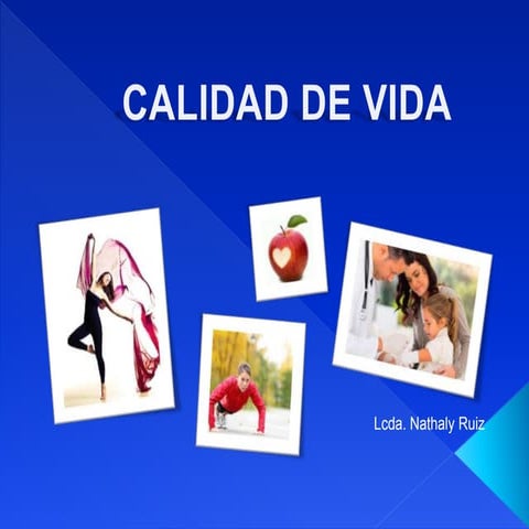 Calidad de vida