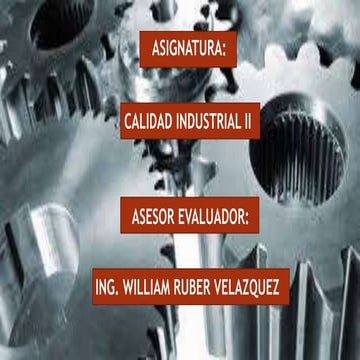 Calidad industrial