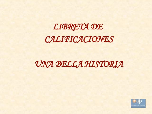 Calificaciones