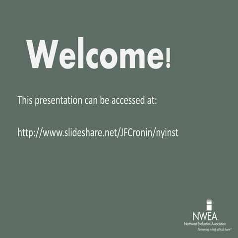 California administrator symposium nwea