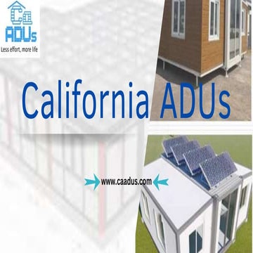 California ADUs | PPTX