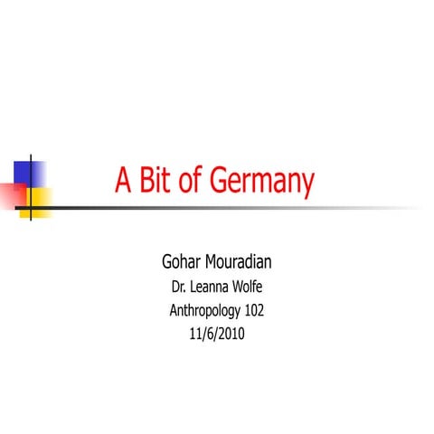 A Bit of Germany | PPT
