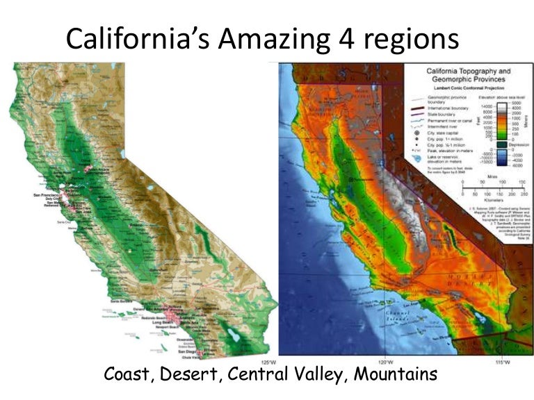 Four Regions Of California Map - Californiasamazing4regions 131027214515 Phpapp02 Thumbnail 4
