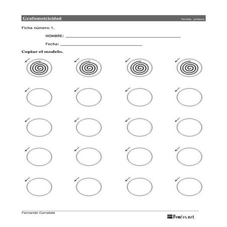 Caligrafia   ejercicios de grafomotricidad 2 by elteclas@ono