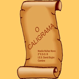 Caligrama galego