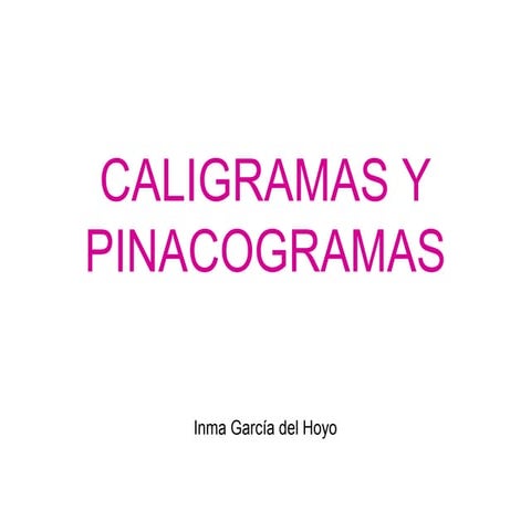 Caligramas