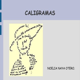 Caligramas de Noelia Naya Oter 1ºB