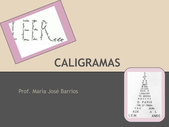 Guía de aprendizaje caligrama y acrostico | PDF