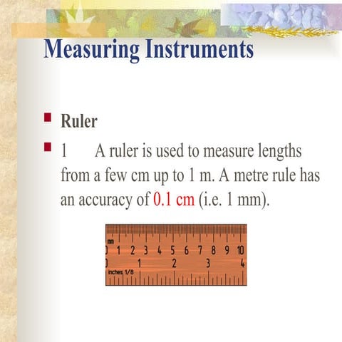 Measuring instruments ppt | PPTX