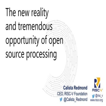 The new reality and tremendous opportunity of open source processing