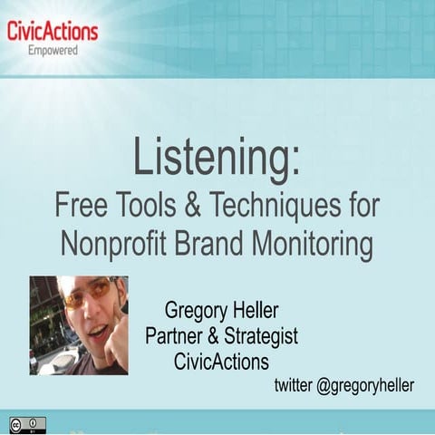 Listening: Free Tools & Techniques for Nonprofit Brand Monitoring