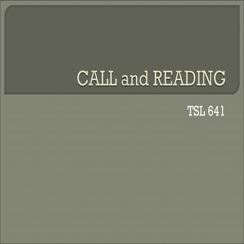 Call And Reading