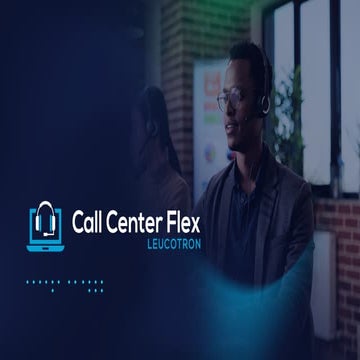 call center flex descritivo leucotron apresentação