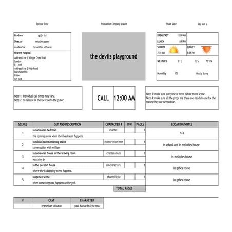 Call sheet-call-sheet