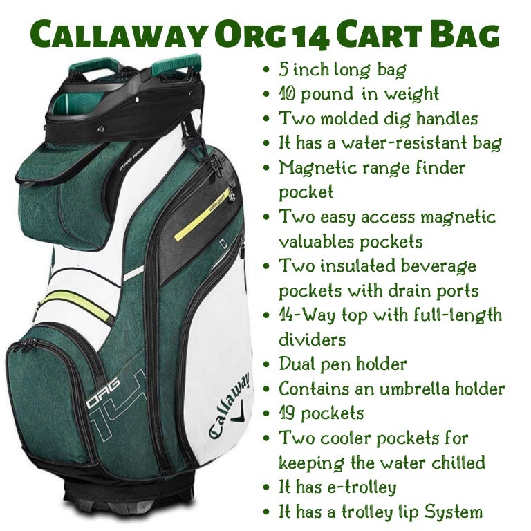 2019 Org 14 Cart Bag 2025