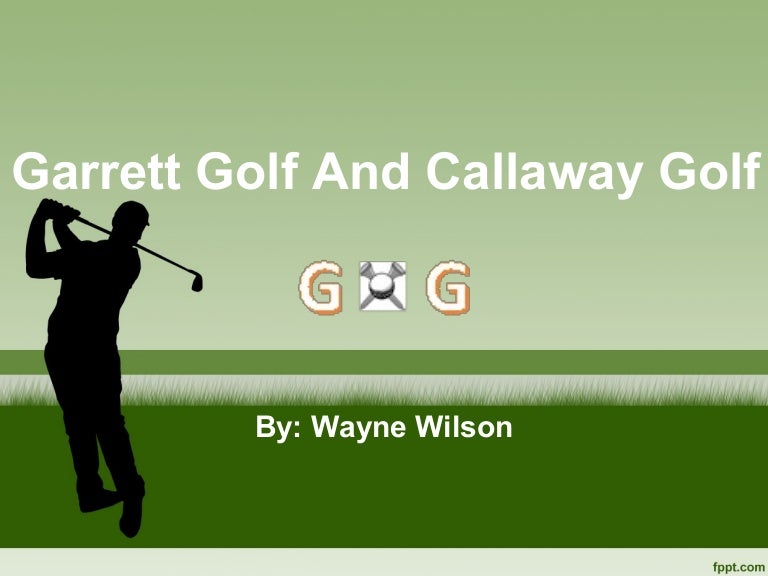 Callaway golf marketing image