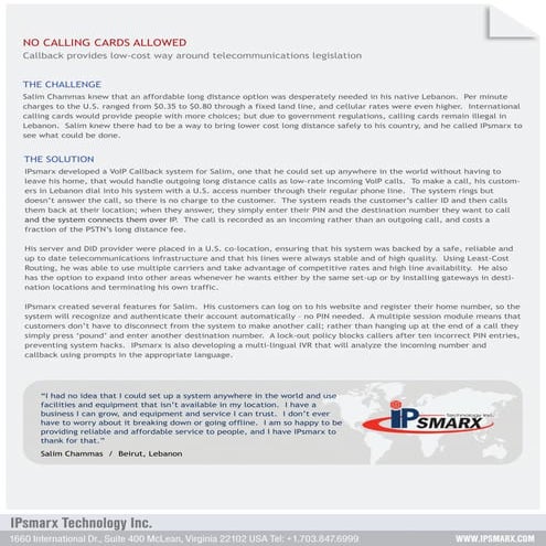 Case Study: How to Overcome Regulatory Challenges to Offer VoIP