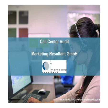 Call center audit marketing resultant