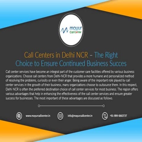 Call center services in delhi NCR
