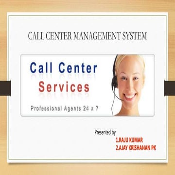 Call center management System