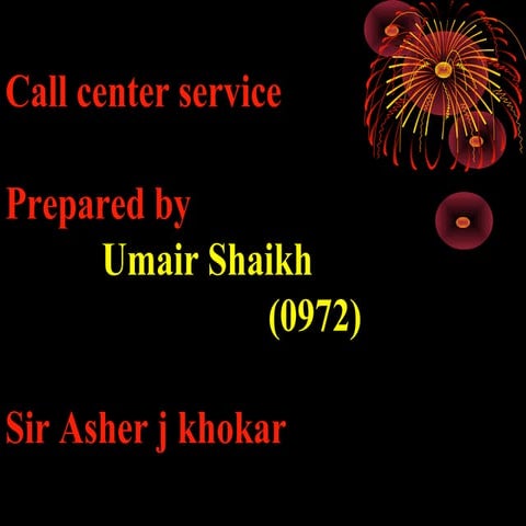 Call centre services