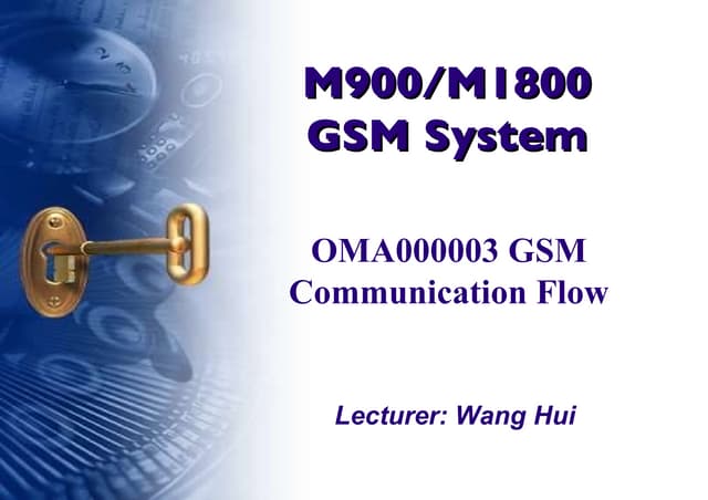 Call flow oma000003 gsm communication flow
