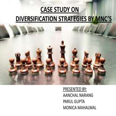 diversification strategies by MNCs