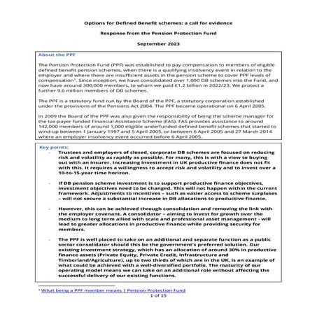 call for evidence PPF.pdf