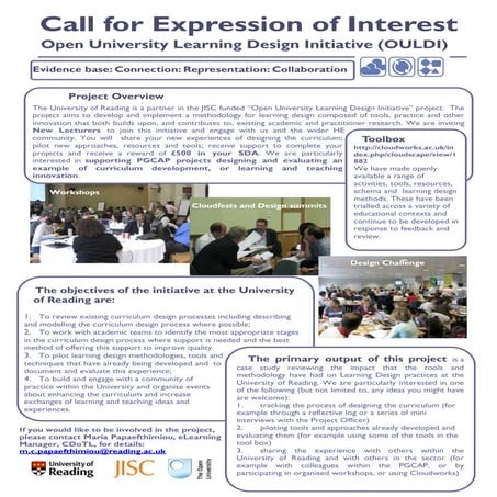 Call For Expression Of Interest