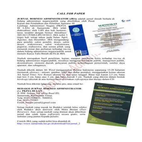 Call for paper 2014 | PDF