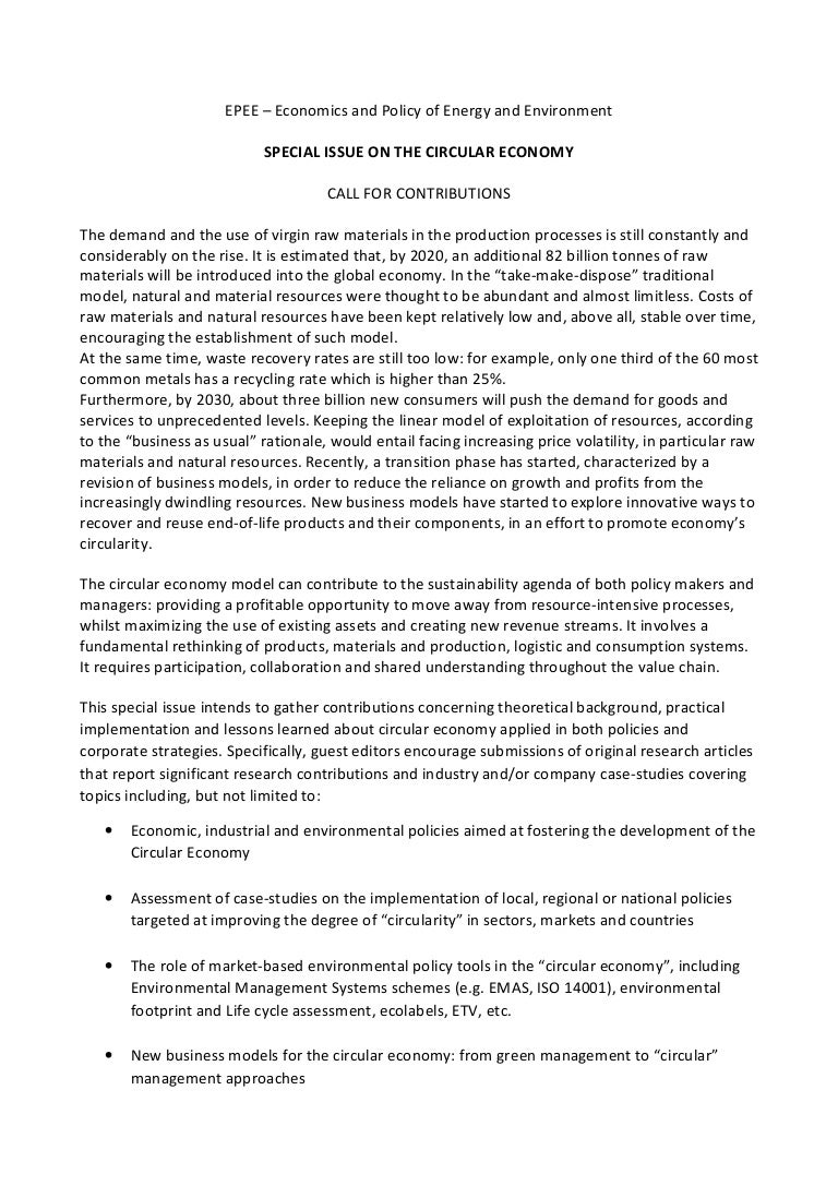 Circular economy concept picture